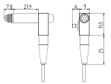 傳感器851S009（軸向電纜）/851S010（徑向電纜